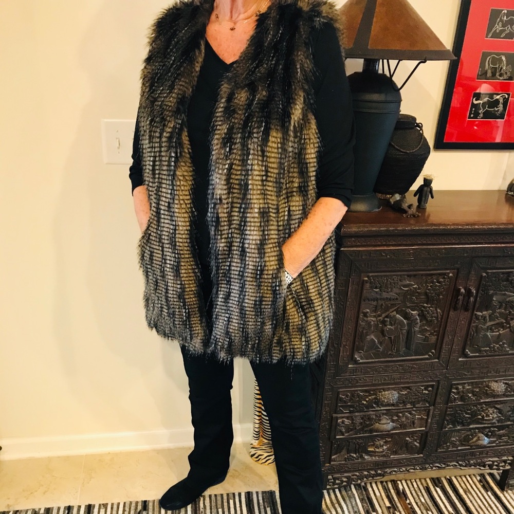 Chico’s Faux Fur Vest